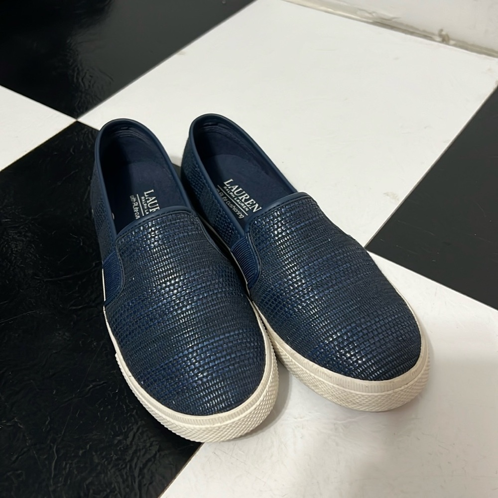 LAUREN RALPH LAUREN Jinny Slip-On Sneakers Size 7.5